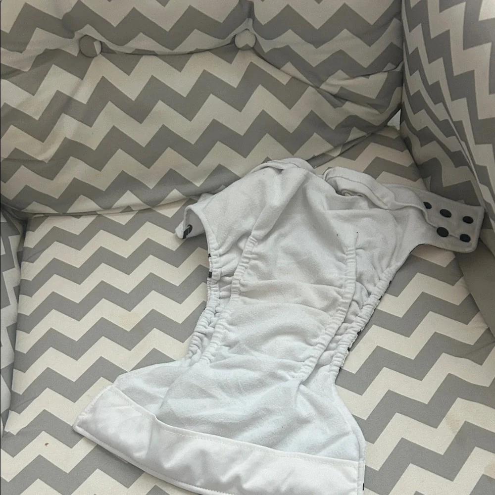 Alva baby Stylish Black and White mustache Kids Diaper Cover